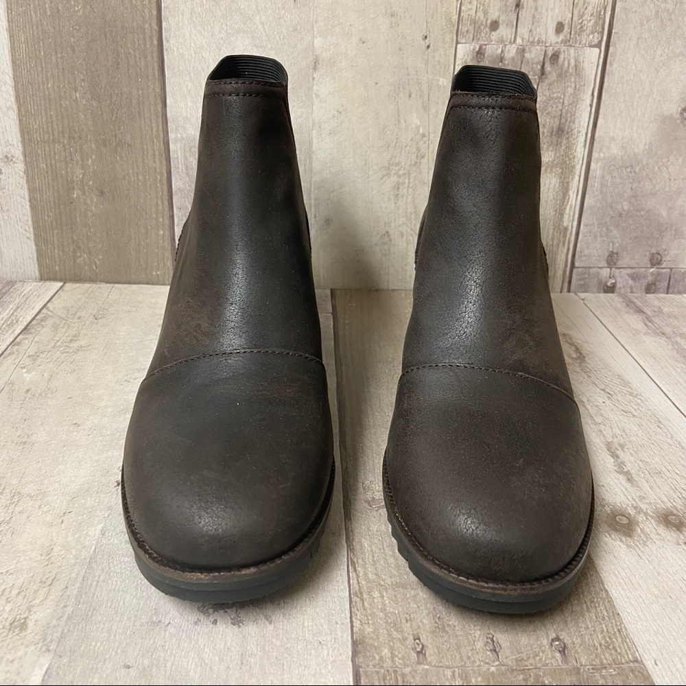 NWB Sorel Cate Lug Sole Chelsea Booties Size 11 - Picture 10 of 11